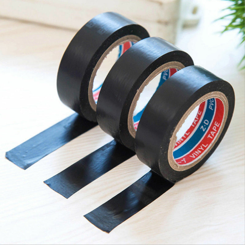 Practical PVC Electrical Wire Insulating Tape Roll Black 6M Length 16mm Width