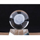80mm  Glass Crystal Ball Photography Photo Props Art Gift No Stand
