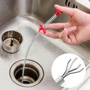 Metal Hand Kitchen Sink Cleaning Hook Sewer Dredging Device Spring Pipe Hai OZ