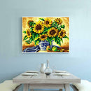 5D DIY Full Drill Diamond Painting Sunflowers Cross Stitch Embroidery Kit