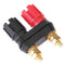 1pc Amplifier Speaker Banana Plug w/ Red+ Black Couple Terminals Connector