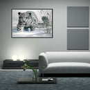 Snow Leopard 5D Diamond DIY Painting  Kit Home Decor Craft