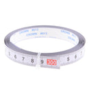2Pcs/Set Durable Miter Saw Track Tape Measure Backing Metric Steel Ruler 300cm,