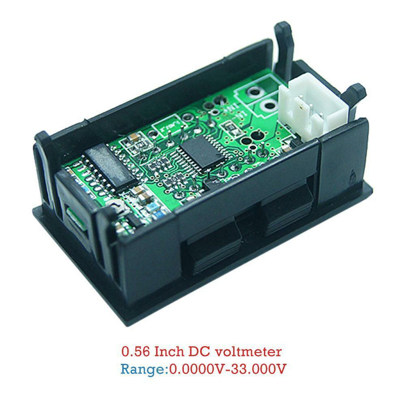 Mini Digital 0.36in LED 5 Bits DC 0-33.000V Voltmeter Panel Volt Voltage Meter