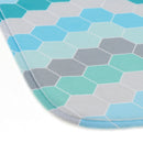 2 Wave Fiber U Shaped Contour Bath Mat Set  Bathroom Floor Non-Slip Toilet Mats