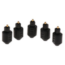 5xOptic Toslink Male to Mini 3.5mm Toslink Female Audio Connector