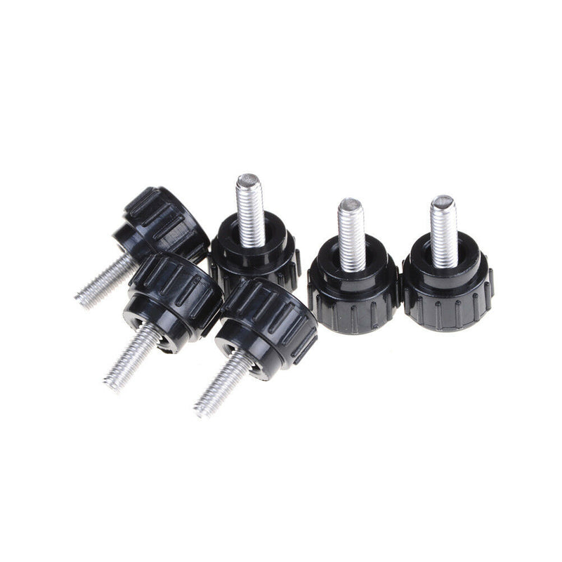 6pcs M4x10 Threaded Knurled Thumbscrew Grip Knobs Screw made in china  SR BX