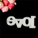 Greeting Words love Metal Cutting Dies For DIY Scrapbooking Card Craft Decor TE