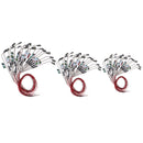 20Pc Stainless Steel LED Light Wire Lamppost 1/100 for Diorama Architecture