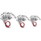 20Pc Stainless Steel LED Light Wire Lamppost 1/100 for Diorama Architecture