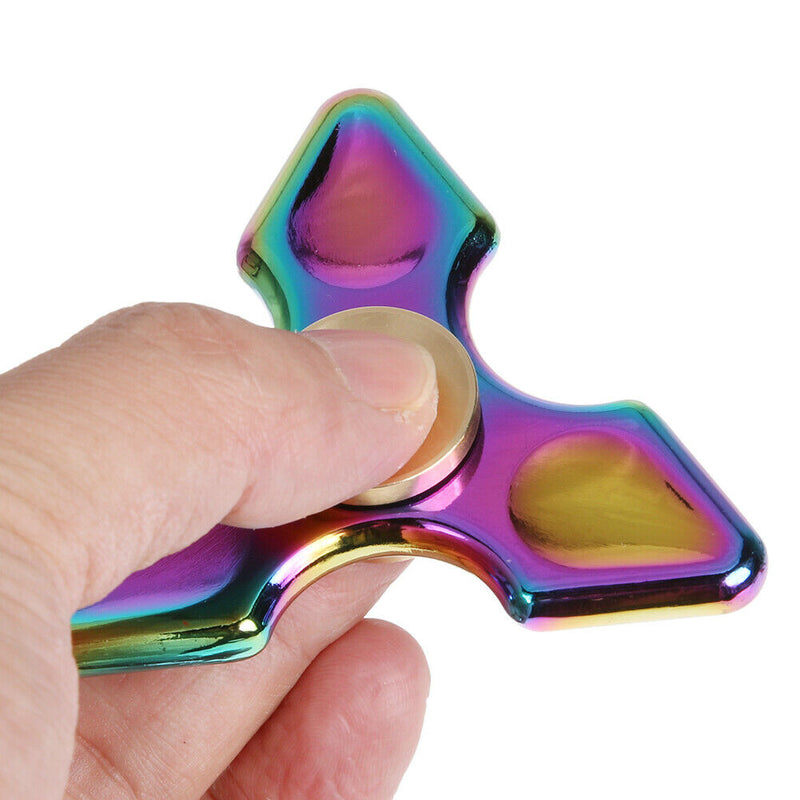 Alloy Three Leaves Finger Spinner Fidget Spinner Hand Toys