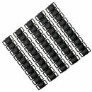 50Ã—Plastic Side Release Buckles For Webbing Pet Collar 3\8,Inch Clips Strap I3R0