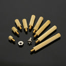 270pcs/Set M2 Brass Spacers Standoff Circuit Board PCB Nut Screw LSV
