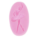 Ballet Dancer Silicone Mold Sugarcraft Fondant Mold Cake Decorating Tools ME
