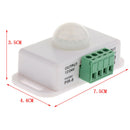 DC 12V/24V 8A Automatic Infrared PIR Motion Sensor Switch For LED