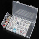 28Slots Embroidery Diamond Painting Accessories Storage Box Case Nail Art Cool
