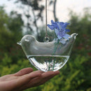 Bird Glass Vase Bottle Terrarium Hydroponic Container Pot Flower Diy Table  C2N8