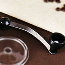 Ceramic Burr Manual Coffee Grinder Portable Hand Crank Stainless Coffee Mill