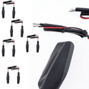 2PCS White Flowing Motorcycle Steering LED Turn Signal Light Indicator Red