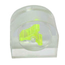 1pc Acrylic Semicircle 2 Way Flow Meter Indicator Port for PC Water Cooling A
