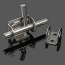 Durable Door Latch Lock Hasp Staple Sliding Slide Bolt Gate Hardware Safety E8Z7