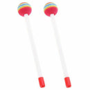 1 pair Drumstick Mallet Round Chip Design