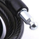 Universal Anti-Theft Bike Bicycle Lock Stainless Steel Cable Coil For Castl
