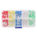 300PCS 3mm & 5mm LED Assorted Kit Super Bright Light Emitting Diodes 5Colors