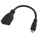 Micro-HDMI Male to HDMI Female D A Jack Adapter Cable Converter 1080P V5B7