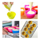 Silicone Muffin Cups,Food Grade Cupcake Baking Mold,36-Pack Cake Cup Sets,R X5R6