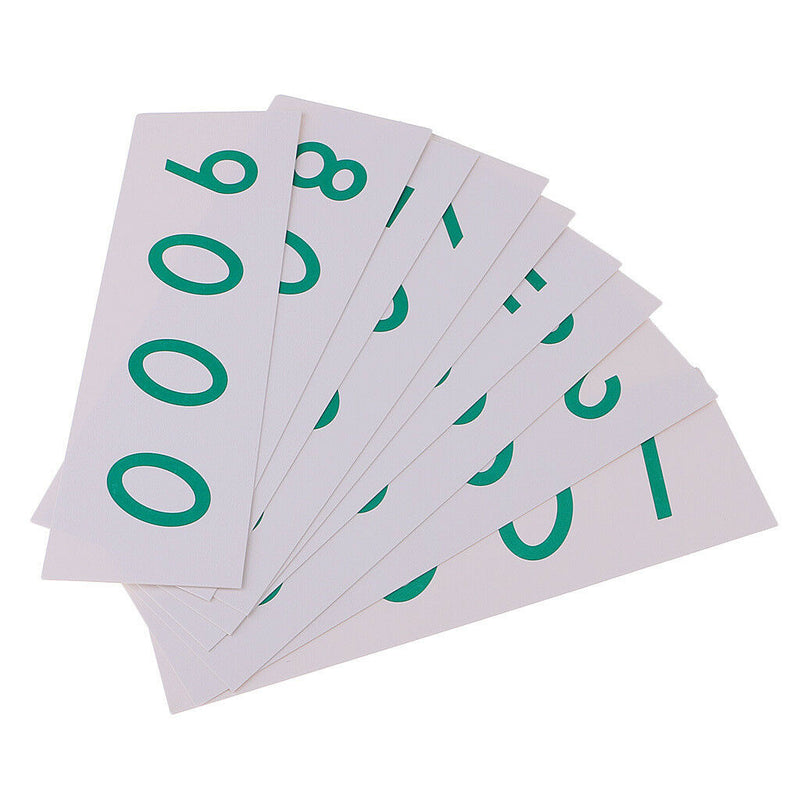 Number Cards - Montessori Mathematics Math Learning Kids Educational Toys