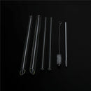 4PCs Reusable Clear Glass Water Drinking Straws with Brush Bar Accessories JR