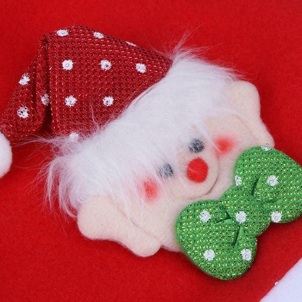 Christmas Santa Claus Pattern Party Christmas Hat Red Christmas Supplies #gib