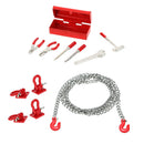Metal Tow Hook Trailer Chain Shackle Repair Box for 1/10 RC4WD D90 RC Trucks
