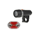 2Pcs Bike Bicycle Lights 5 LED Head Light with 9 LED Light 120g Rear Safety Z7H2