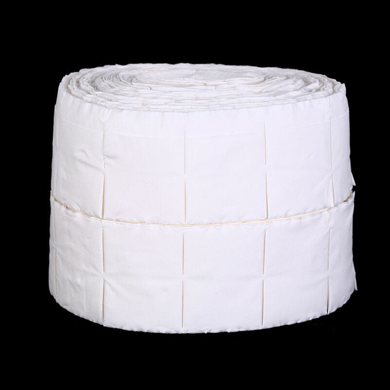 500X Wipe Nail Polish Gel Remover Paper Cotton Pads Roll Nail Art Cleaner Too Gw