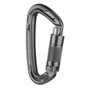 Self-locking Mountaineering Climbing Aluminum Carabiner 24kN -Dark Gray