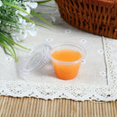50 pcs. Transparent Plastic Disposable Soup Bowls Chutney Bowls Storage Box