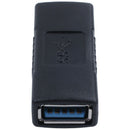 USB 3.0 Adapter A-Type Female to Female Coupling Connector Black