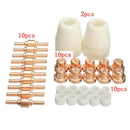 32pcs For PT 31 LG-40 40a Standard Size Plasma Cutting Torch Cutter Consuma X3B2