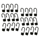 24Pcs Spiral Wire Bungee Spring Hooks 6mm Clips For Canoe Covers Sunshades
