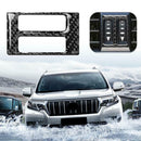 Carbon Fiber Center A/C Air Vent Trim Cover for Land Cruiser Prado 10-18