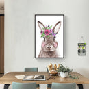 5D DIY Diamond Painting Garland Rabbit Full Round Drill Embroidery Craft
