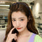 Double Layer Bangs Clip Clamp Hairpin Hair Hoop Headband Hairband (Black) A