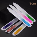 2pcs 9cm nail file durable crystal glass nail art manicure device tool file OZ