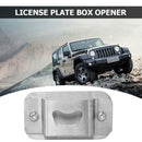 For Jeep Wrangler JK 07-17 Accessories License Plate Delete Bottle Opener