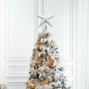6pcs Christmas Tree Top Star Toppers Pendant for Xmas Ornaments Home Decor