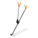 Auto Fishing Rod Stand Pole Bracket Rod Holder Support Stand Telescopic Auto +