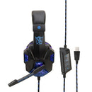 SY830 Headset Wired Earphone Gaming Headset USB Luminous Gamer Stereo Headp M8B5