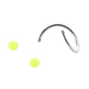 6 x Spiral Labret Lip Navel Eyebrow Bars Rings Piercing A6E2